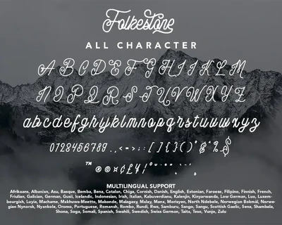 Folkestone - Modern Vintage Script Font