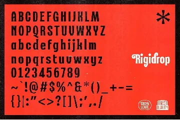 Rigidrop - Retro Ornamental Fonts