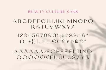 Beauty Culture font