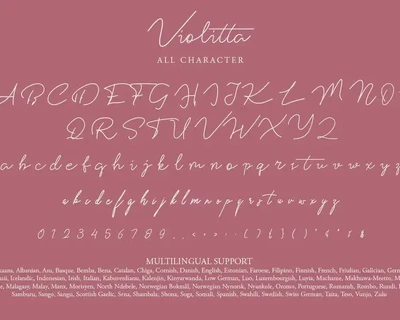 Violitta - Elegant Signature font