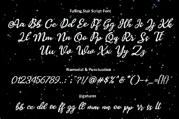 Falling Star Font Duo