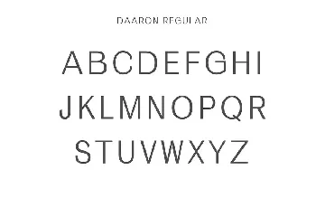 Daaron Sans Serif Font Family