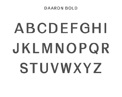 Daaron Sans Serif Font Family