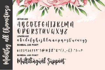 Melathy font