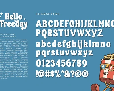 Hello Freeday font