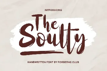 The Soulty font
