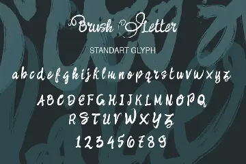 Brushletter - Handbrush Font