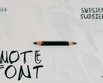 Sudsier - Hand Drawn Font