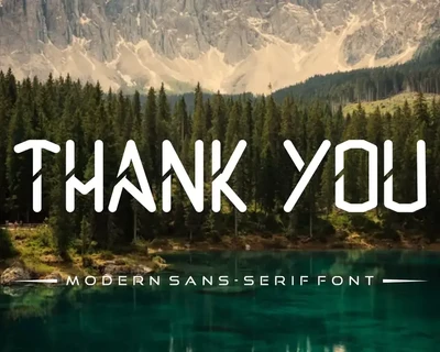 Gajelas modern sans serif font