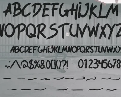Slipknot - Handmade Style Font