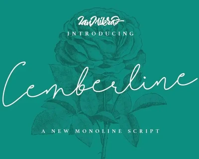 Cemberline Typeface font