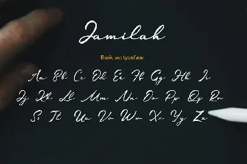 Jamilah - Love Story Handwritten Font