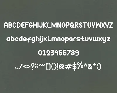 Necomundas bold display font