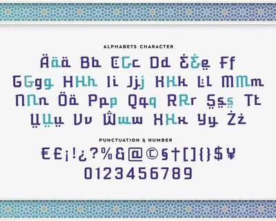 Arabic Font - Hidash