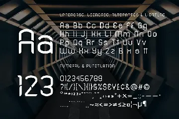 Bodine Futuristic Stamp Font