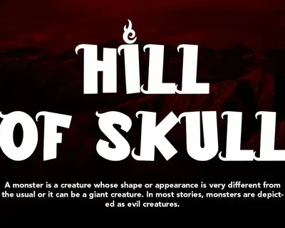 Hell Plants font