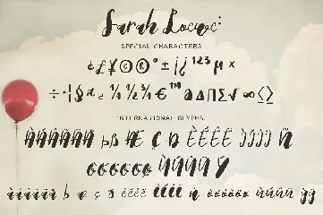 Sarah Loewe font