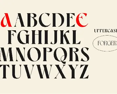 Forger font