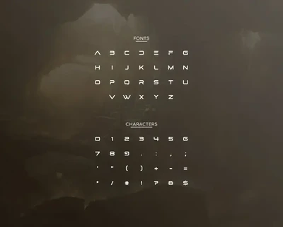 Bocures - Futuristic Font