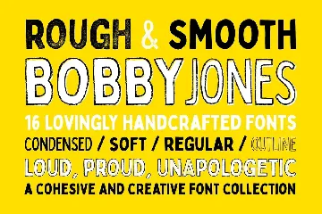 Bobby Jones â€“ 16 Quirky Handwritten Fonts