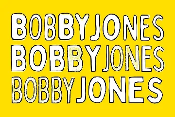 Bobby Jones â€“ 16 Quirky Handwritten Fonts