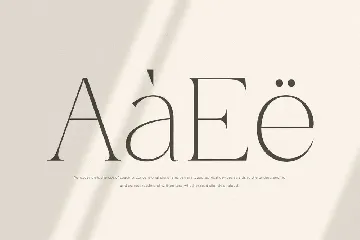 Glacier - Elegant luxury serif font