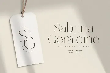 Glacier - Elegant luxury serif font