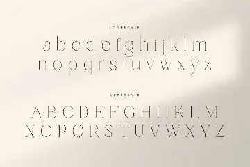 Glacier - Elegant luxury serif font