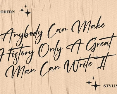 Andalusia Signature Font