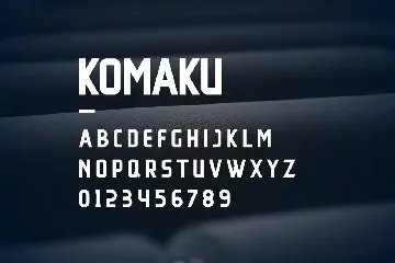 KOMAKU SERIF FONT