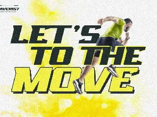 RAVERIST - Modern Sport Display Font