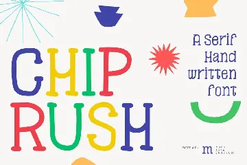 Chiprush | A Playful Handwritten Font