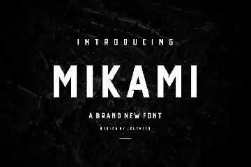 MIKAMI SERIF FONT