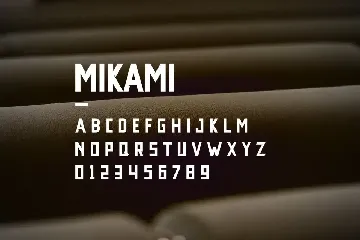 MIKAMI SERIF FONT