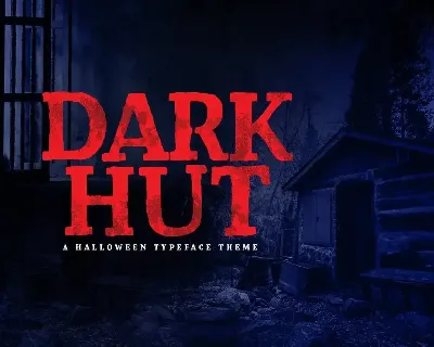 Dark Hut font