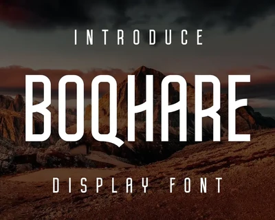 Boqhare font