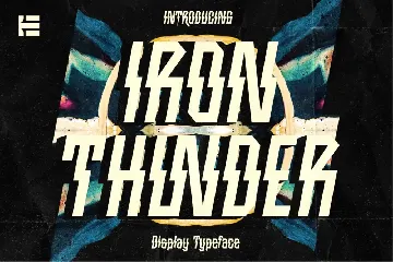 Iron Thunder font