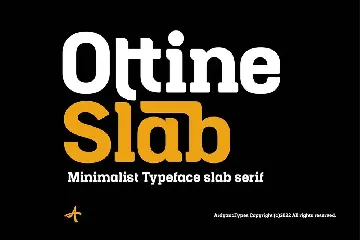 Ottine Slab Typeface font
