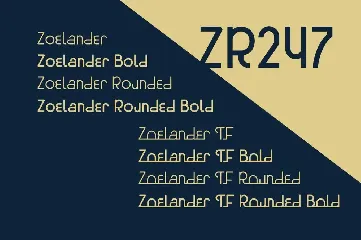 Zoelander font