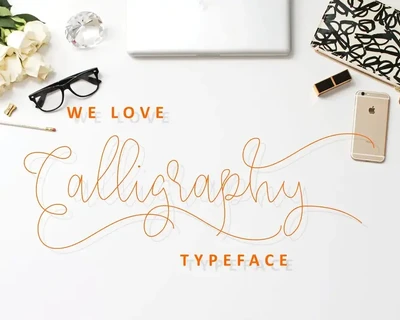 Angelova Monoline Script font