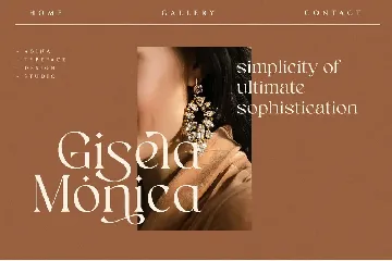 Agina Elegant Classic Serif Font