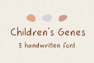 Childrens Genes Font