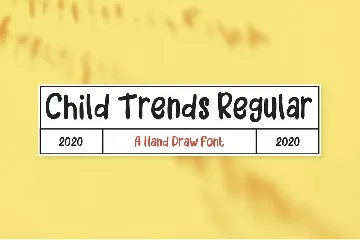 Child Tren - Display Font