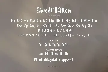 Sweet Kitten font