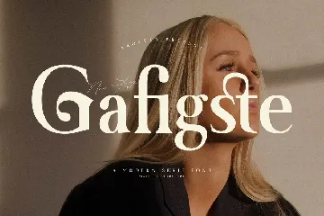 Gafigste A Modern Serif Font