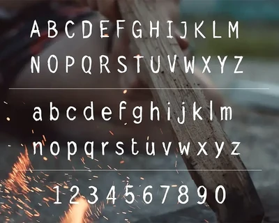 Outdoor Display Font