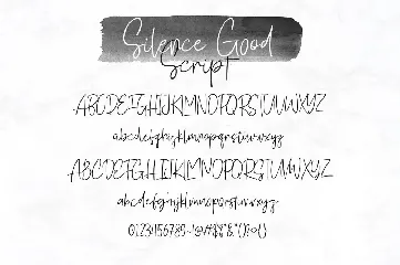 Silence Script font