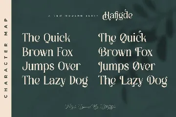 Hafigde A New Modern Serif Font