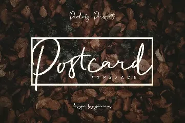 Postcard Script font