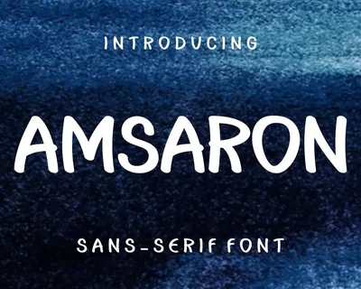 Amsaron Font